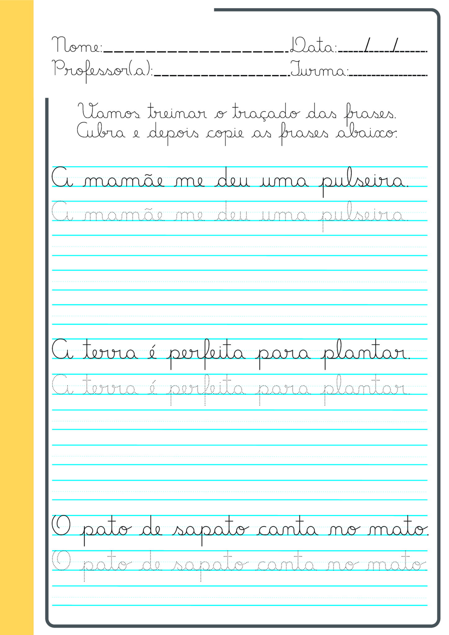 Exemplo de atividade