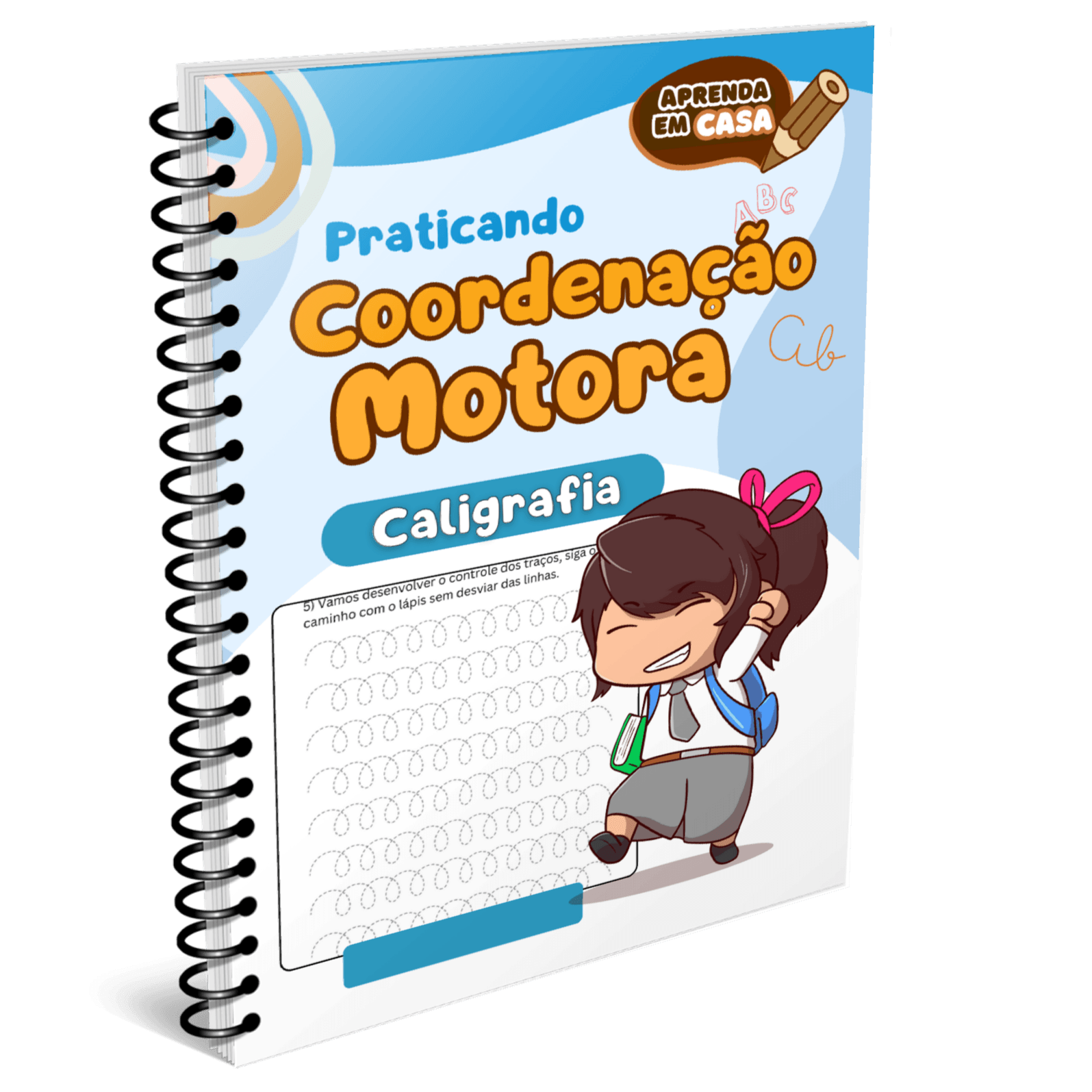 Capa do caderno Coordenação Motora